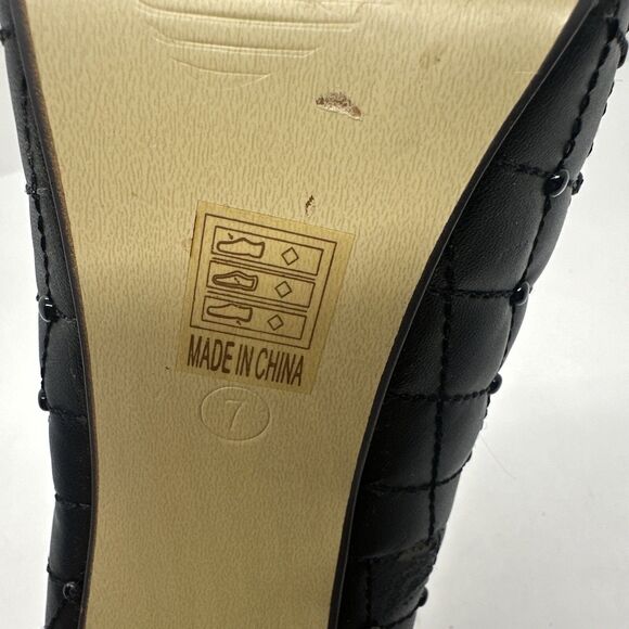 Cape Robbin CIARA-XKK-03 Platform High Heels Pumps Shoes Women's Size 7 Studded - Picture 7 of 15